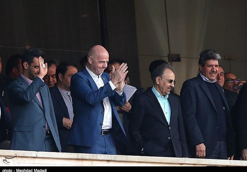 پیام اینفانتینو به تاج و تبریک به خاطر بازی با پرتغال