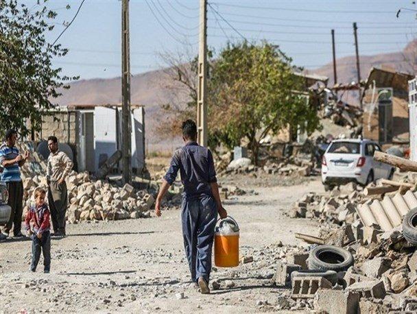 آب 9000 خانوار روستایی به دلیل کدورت ناشی از زلزله قطع شد