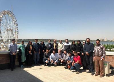 بازدید دانشجویان دانشگاه تربیت مدرس از پروژه دریاچه شهدای خلیج فارس