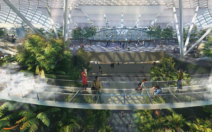 پروژه جواهر فرودگاه چانگی در سنگاپور افتتاح شد