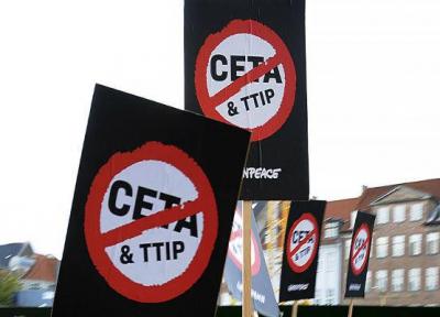 تظاهرات سراسری در اروپا در اعتراض به پیمان تجاری اروپا-کانادا