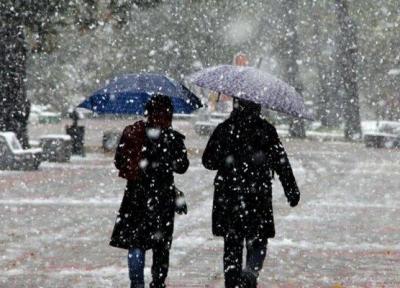 تشدید بارش برف و باران در آذربایجان غربی