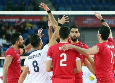 والیبال ایران در مکان هشتم جهان