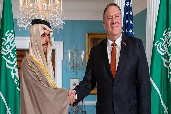 پمپئو ایران را یکی ازمحورهای دیدارش با وزیر خارجه سعودی گفت