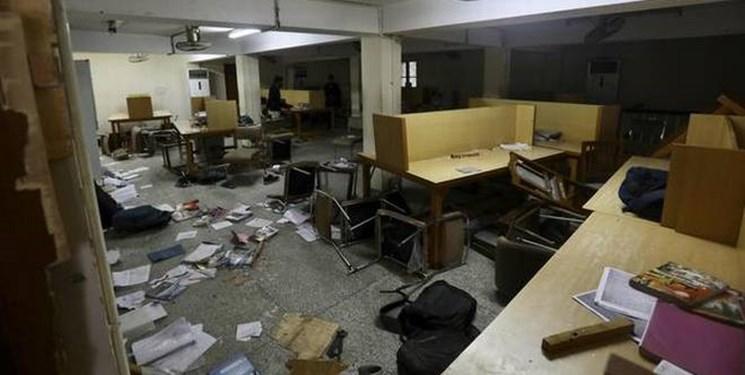 فیلم، حمله نیروهای امنیتی هند به یک دانشگاه اسلامی در دهلی