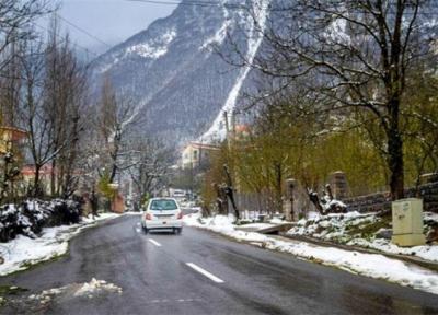 شرایط جاده ها امروز جمعه 28 آذر 99؛ برف و باران در جاده های 9 استان