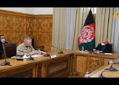 فرمانده تروریست های سنتکام با رئیس جمهور افغانستان ملاقات کرد