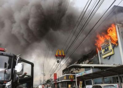 تور فیلیپین: آتش سوزی مرکز تجاری در فیلیپین