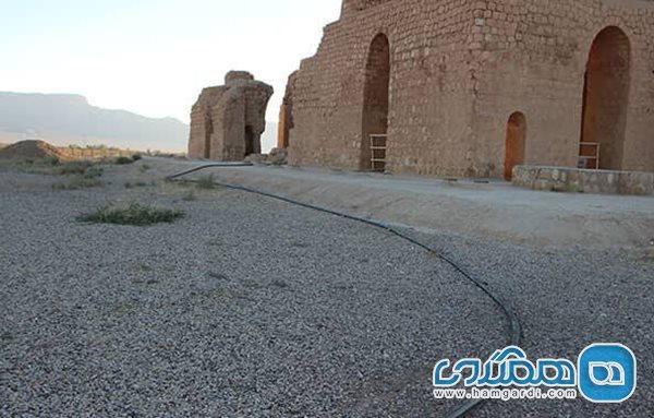 کاخ ساسانی سروستان در استان فارس در شرایط آشفته ای به سر می برد